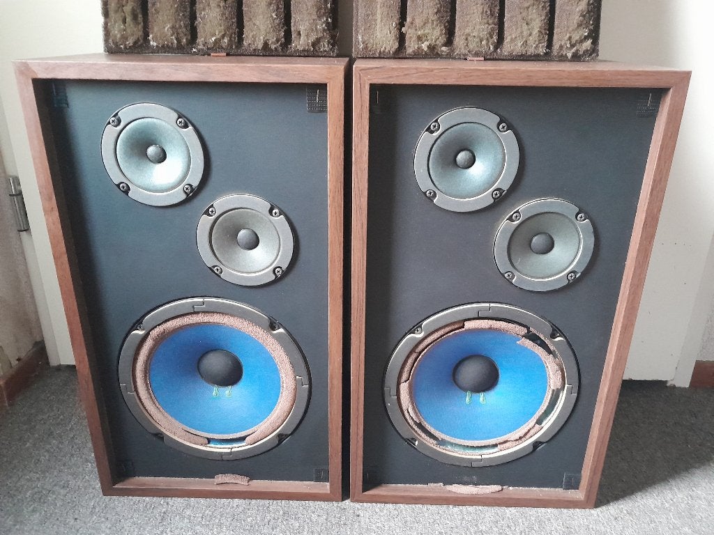 2 Vintage 3-weg Marantz Boxen model 4g/3 ( 45 Watt ) lezen!, Vloerstaande luidspreker, Gebruikt, Minder dan 60 watt, Ophalen