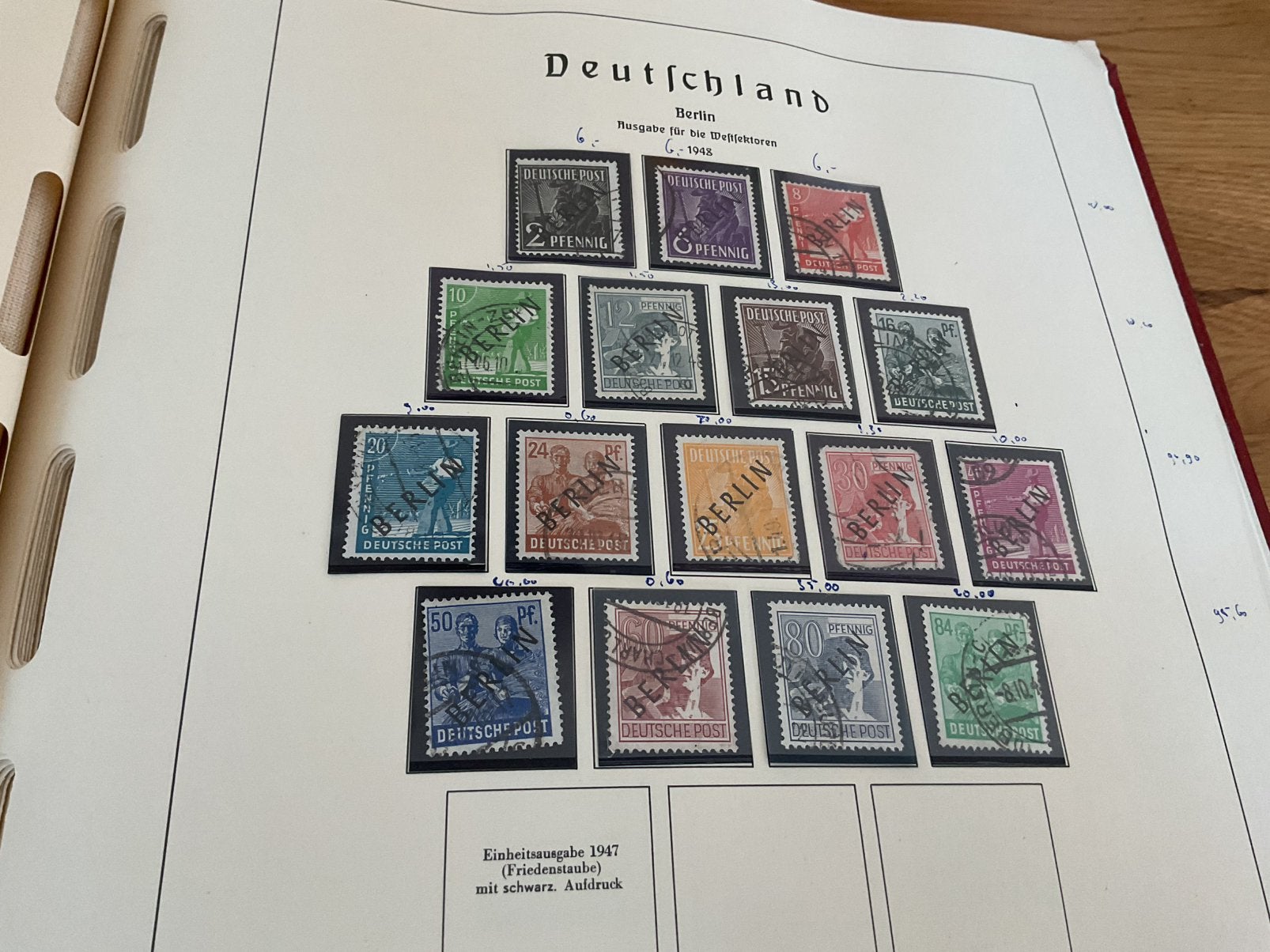 Verzameling Duitsland Berlijn begin- 1990 Leuchtturm album, Ophalen of Verzenden, Buitenland