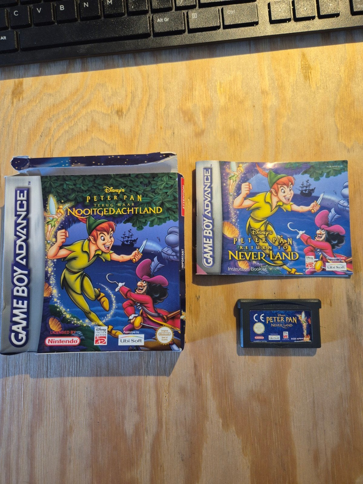 CIB Disney's Peter Pan: Terug naar Nooitgedachtland GBA, Ophalen of Verzenden