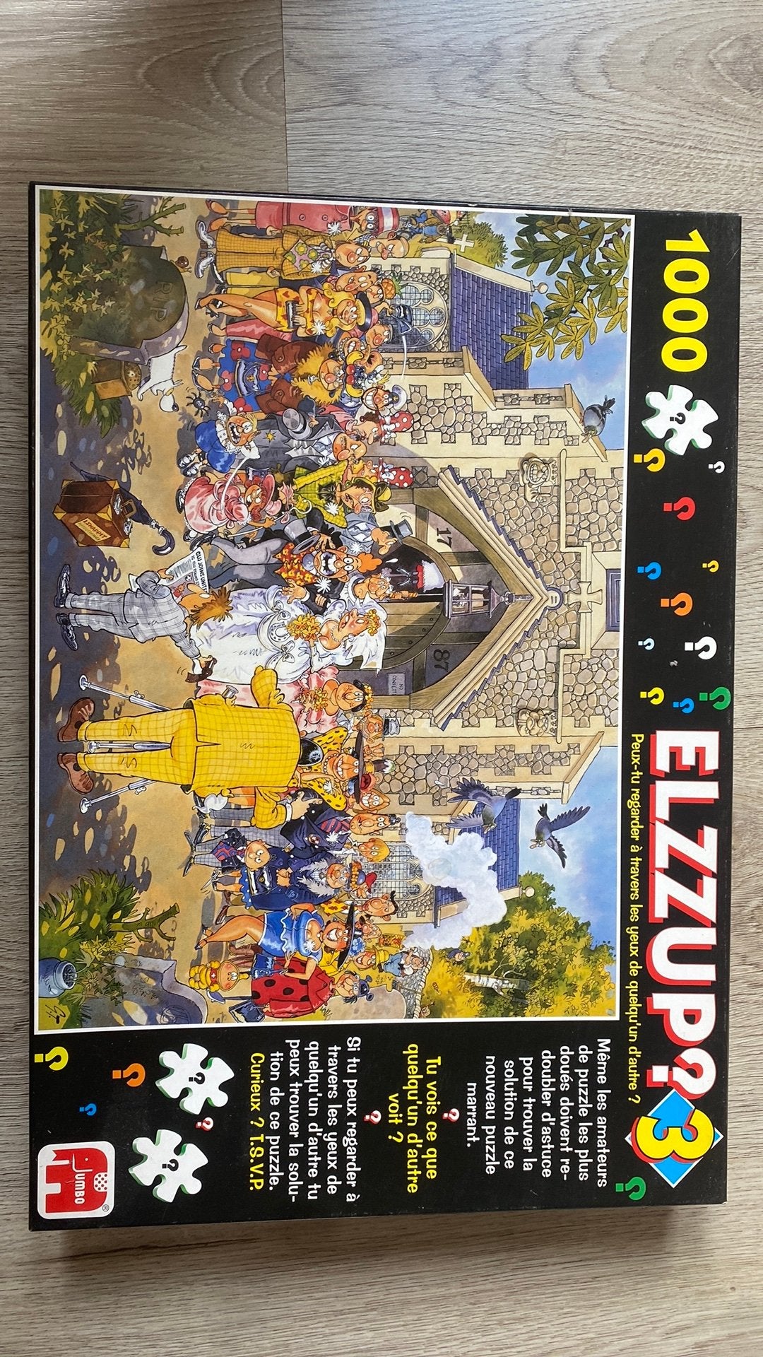 ELZZUP? PUZZEL 1000 STUKJES, Ophalen, 500 t/m 1500 stukjes, Zo goed als nieuw, Legpuzzel