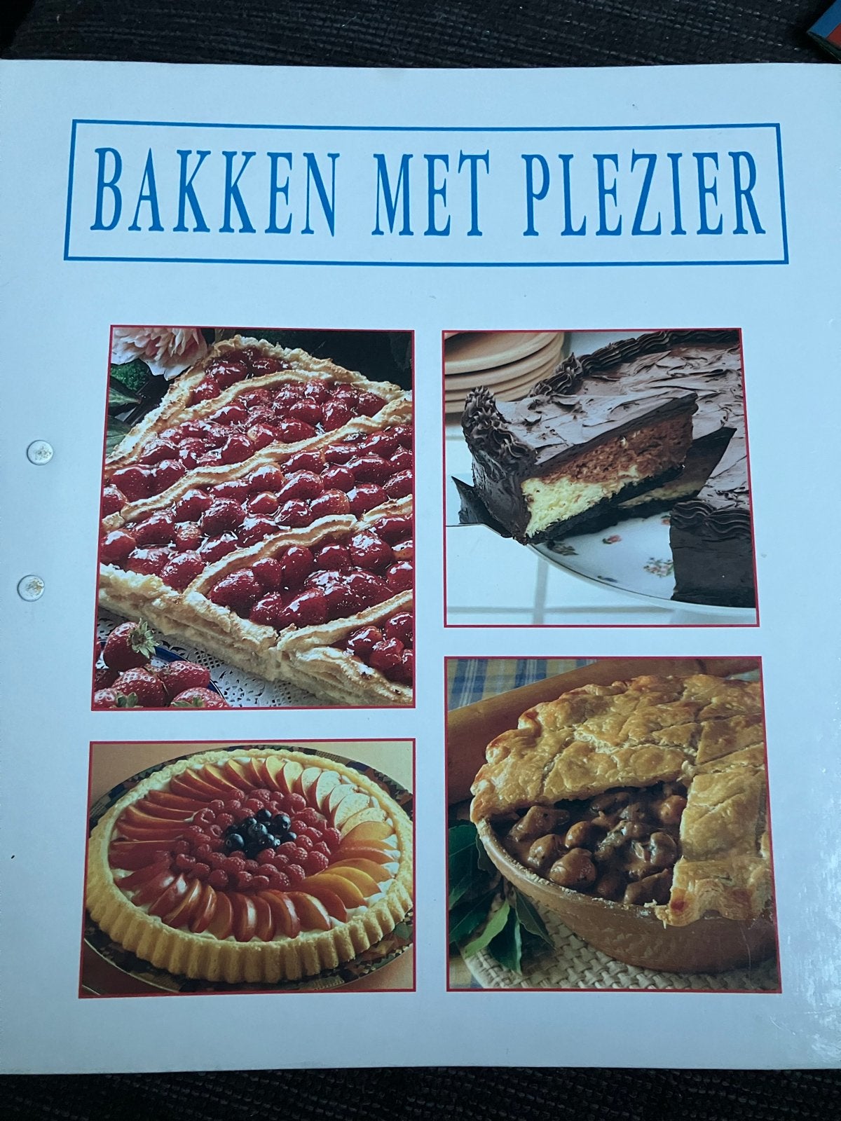 Bakken met Plezier - map met receptbladen, Boeken, Kookboeken, Ophalen of Verzenden, Gelezen, Overige gebieden, Taart, Gebak en Desserts