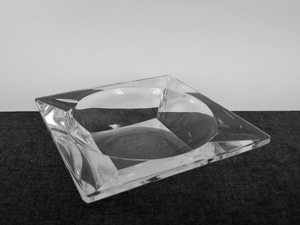 Asbak Kristal Val St Lambert, Antiek en Kunst, Ophalen of Verzenden