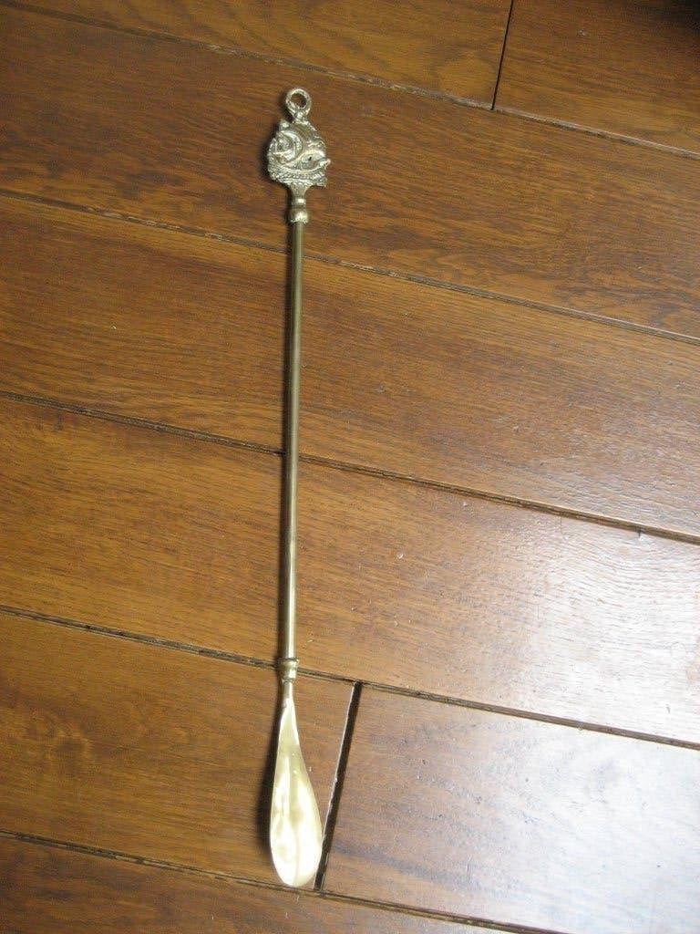 lepel koper antiek, Antiek en Kunst, Curiosa en Brocante, Ophalen of Verzenden