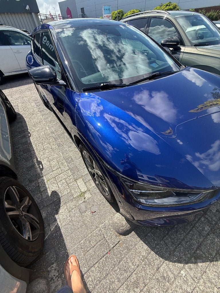 Kia EV6 77,4kWh 229pk RWD 2021 Yacht Blue, Auto's, Kia, Automaat, Dealer onderhouden, Achterwielaandrijving, Zwart