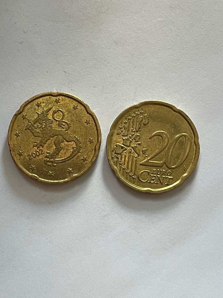 Finland Euro munt. van  20 cent 2002, Ophalen of Verzenden, Finland, 20 cent, Losse munt