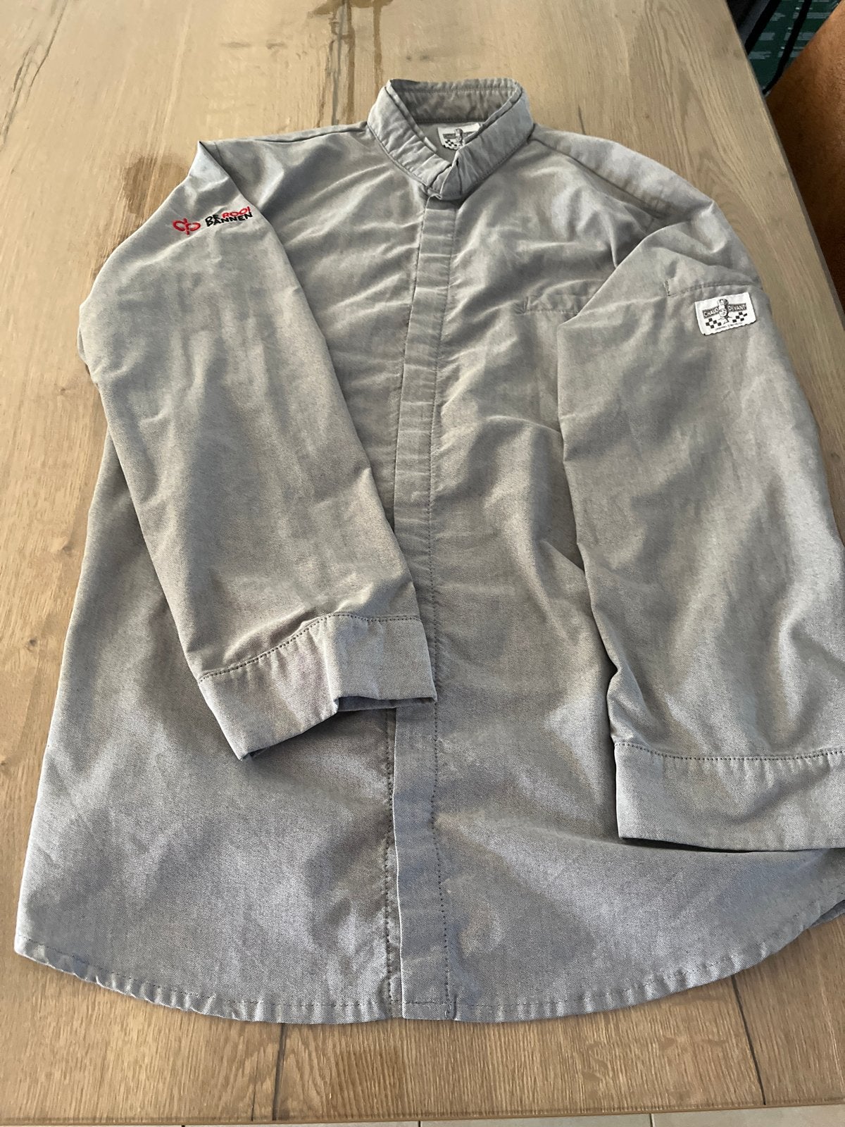 Koksblouse Rooi Pannen schoolkleding - Maat L, Ophalen of Verzenden, Zo goed als nieuw