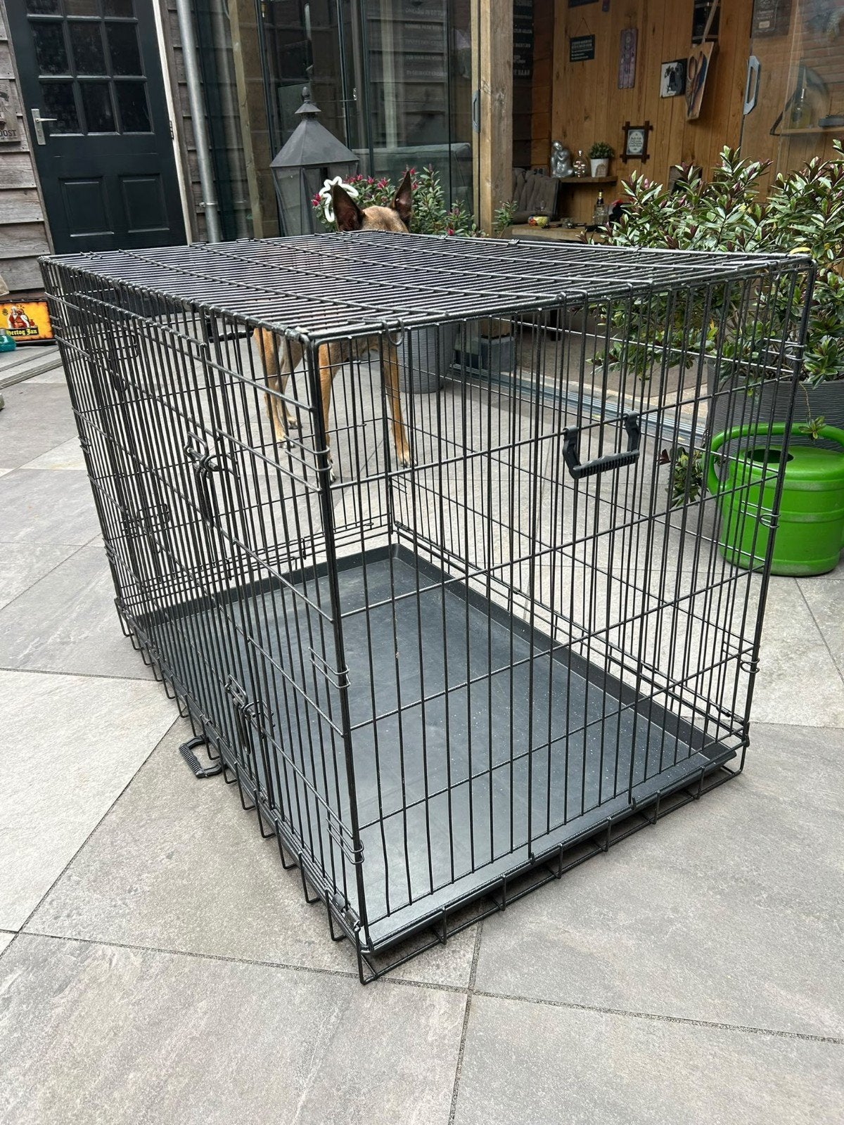 Hondenbench middelgrote hond., Ophalen, Zo goed als nieuw