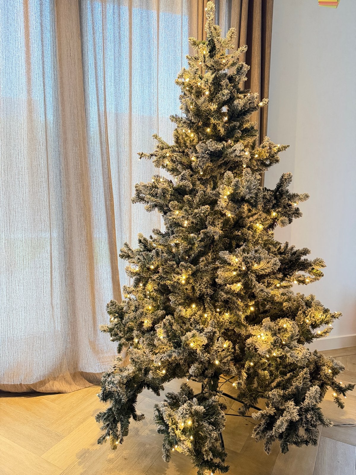 Luxe complete kerstboom 230 cm, incl. licht, Diversen, Ophalen, Zo goed als nieuw