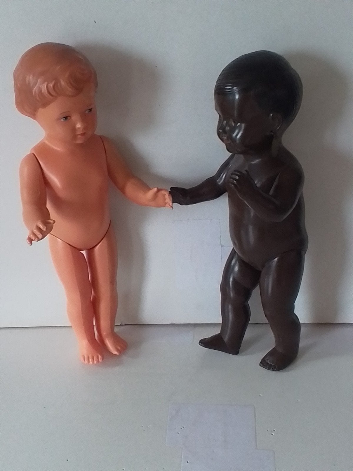 Twee antieke poppen, Ophalen of Verzenden, Zo goed als nieuw, Pop