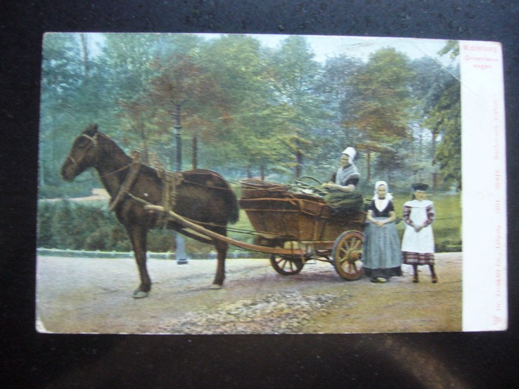 MIDDELBURG  =  GROENTEWAGEN  BRIEFKAART, Ophalen of Verzenden, Voor 1920, Gelopen, Zeeland