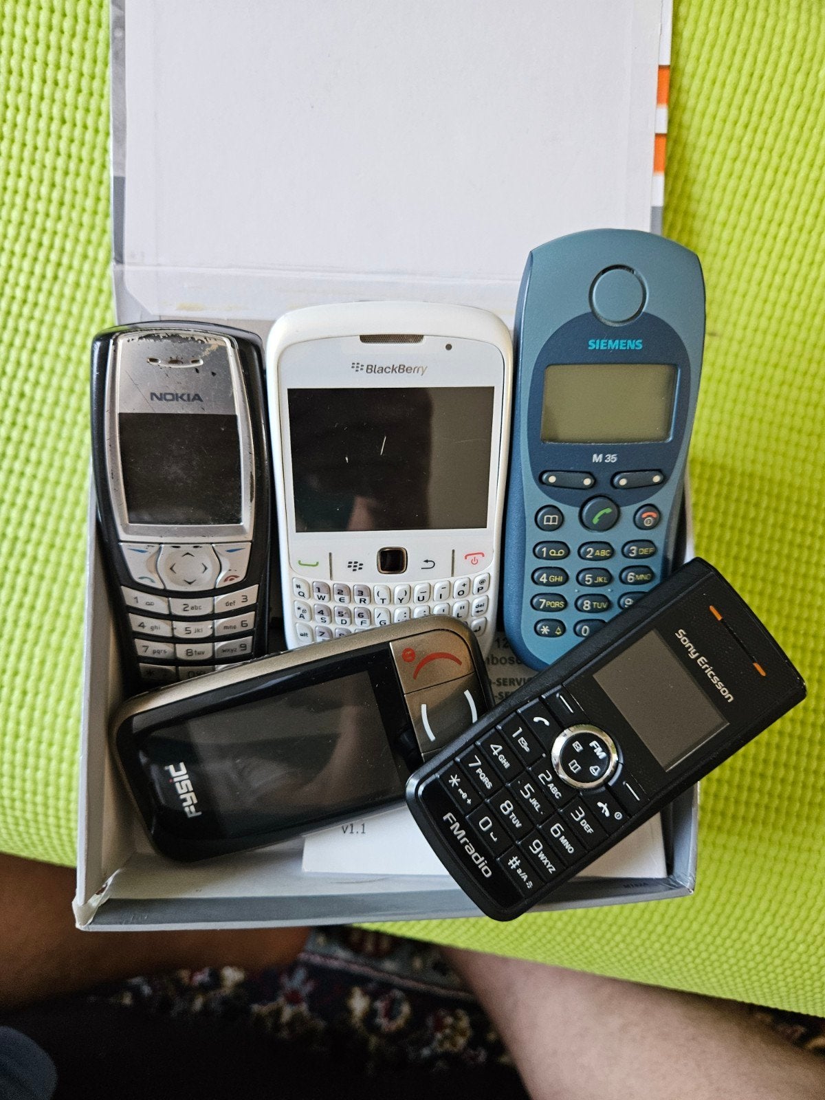 5x oude telefoons, paar m.defecte batterij,Alles voor €25, Gebruikt, Overige modellen, 3 tot 6 megapixel, Ophalen of Verzenden