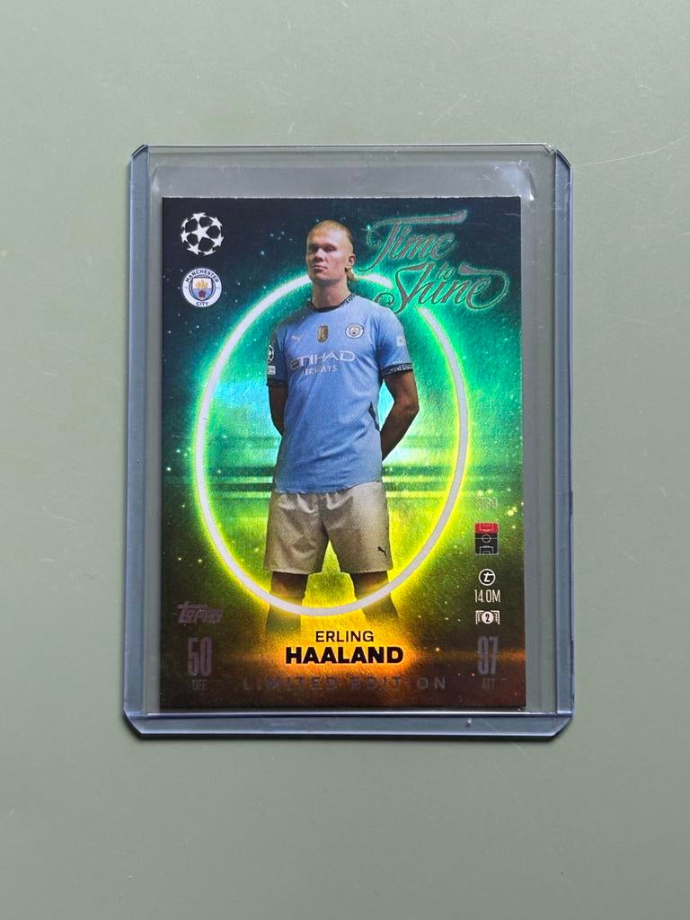 Erling Haaland Topps Now Champions League Kaart, Hobby en Vrije tijd, Stickers en Plaatjes, Ophalen of Verzenden, Nieuw, Plaatje