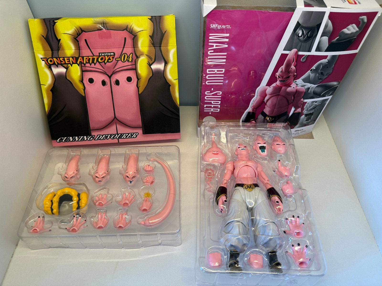 S.H. Figuarts Dragon Ball | Super Buu with Tonsenart Buu Kit, Ophalen of Verzenden, Zo goed als nieuw