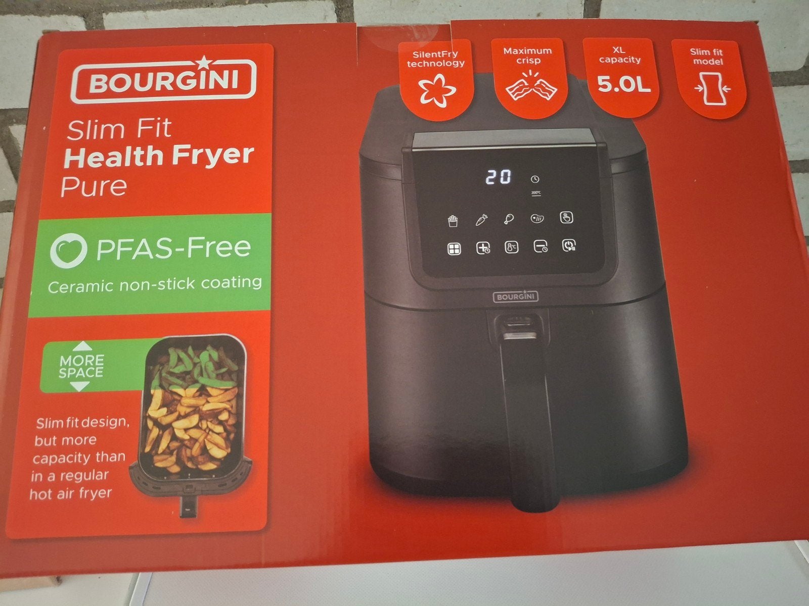 Nieuwe airfryer van Bourgini, Ophalen of Verzenden, Nieuw, Airfryer