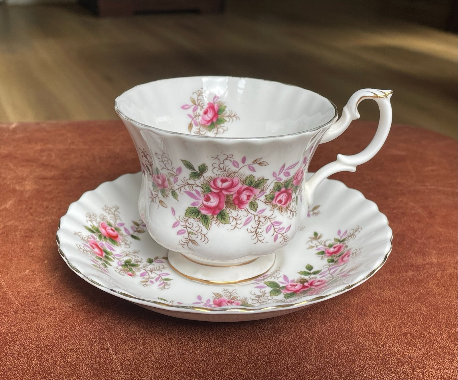 Royal Albert Lavender Rose kop en schotel, Ophalen of Verzenden