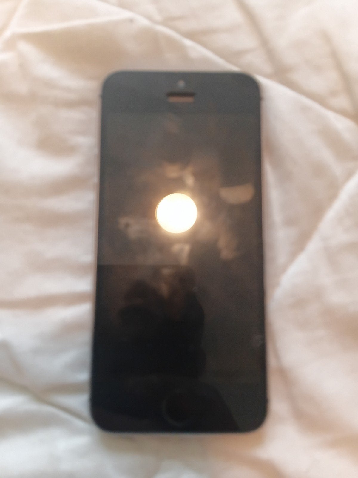 Apple iPhone 5S - Gebruikt, Zilver/Zwart, Telecommunicatie, Mobiele telefoons | Apple iPhone, Gebruikt, Ophalen of Verzenden, Zonder abonnement