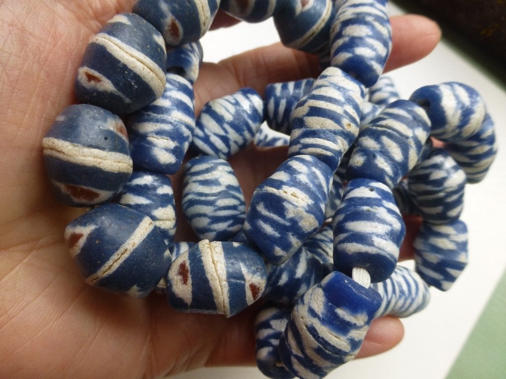 Antieke Handelskralen Afrika-Venetië /Collier + 2 Armbanden, Verzenden, Overige materialen, Ketting