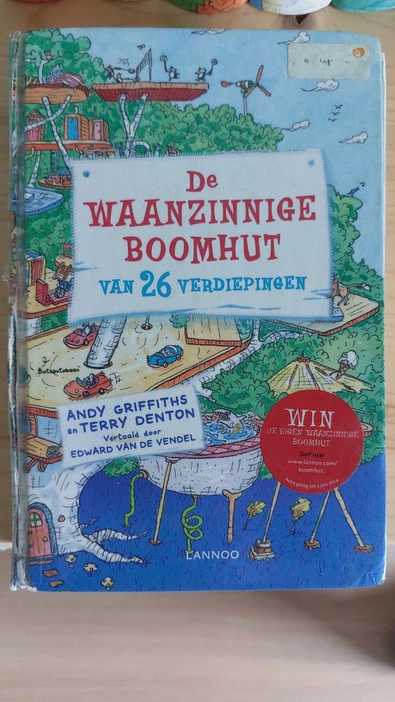 De Waanzinnige Boomhut 2,3,4,6 + moppenboek, Ophalen of Verzenden, Gelezen, Andy Griffiths en Terry Denton, Fictie algemeen