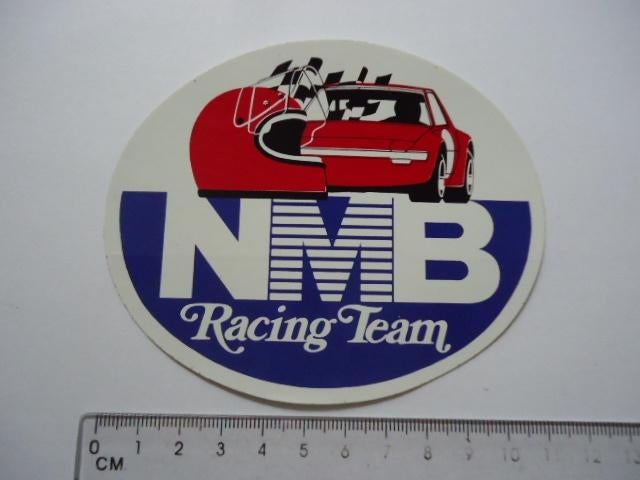 sticker oud NMB BANK Race auto autosport nl historie, Verzamelen, Verzenden, Zo goed als nieuw, Bedrijf of Vereniging
