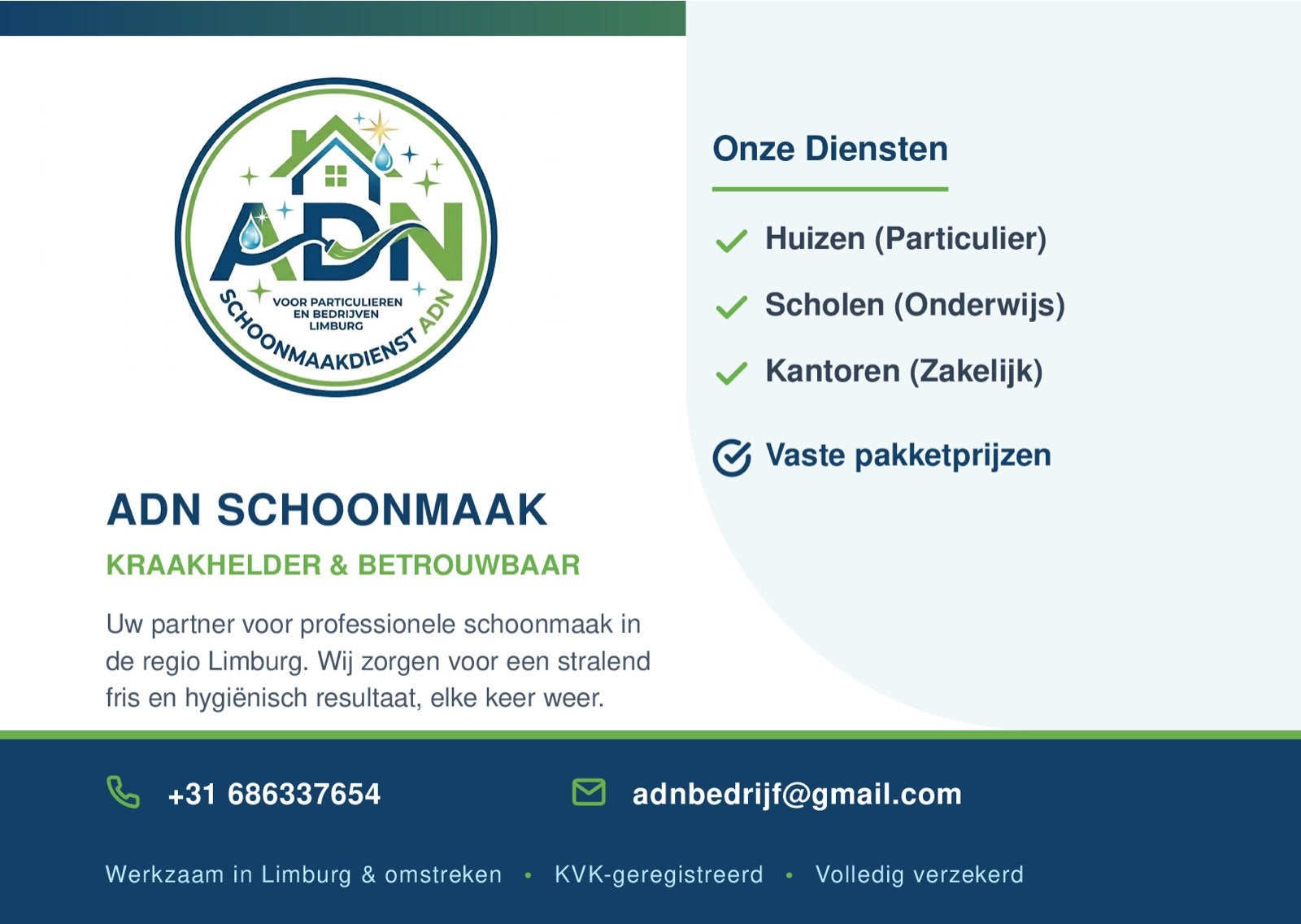 SchoonmaakBedrijf, Schoonmaken bedrijfsruimte