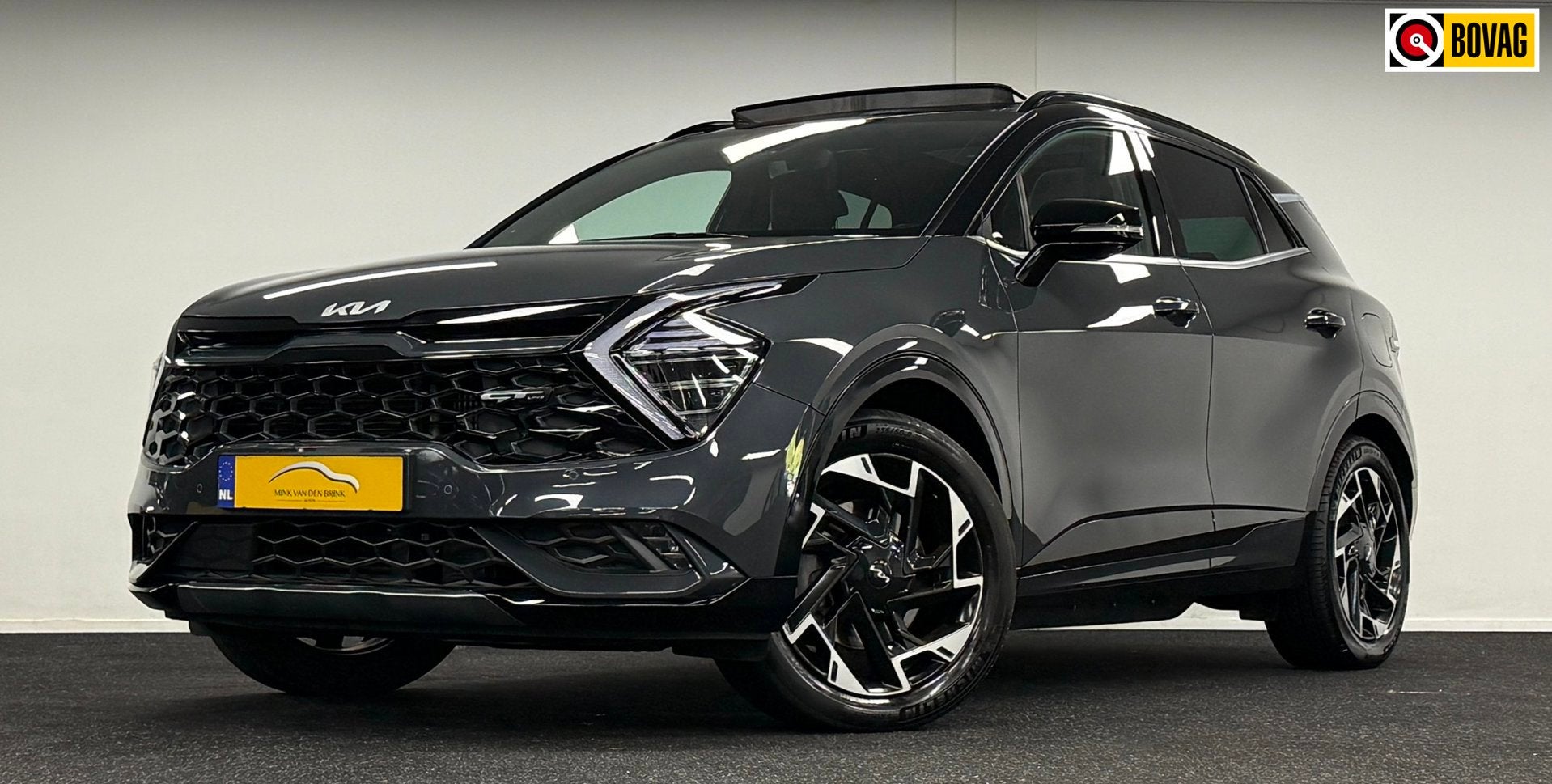 Kia Sportage 1.6 T-GDi Plug-in Hybrid AWD GT-PlusLine*Panoda, Auto's, Automaat, Gebruikt, Zwart, 4 cilinders
