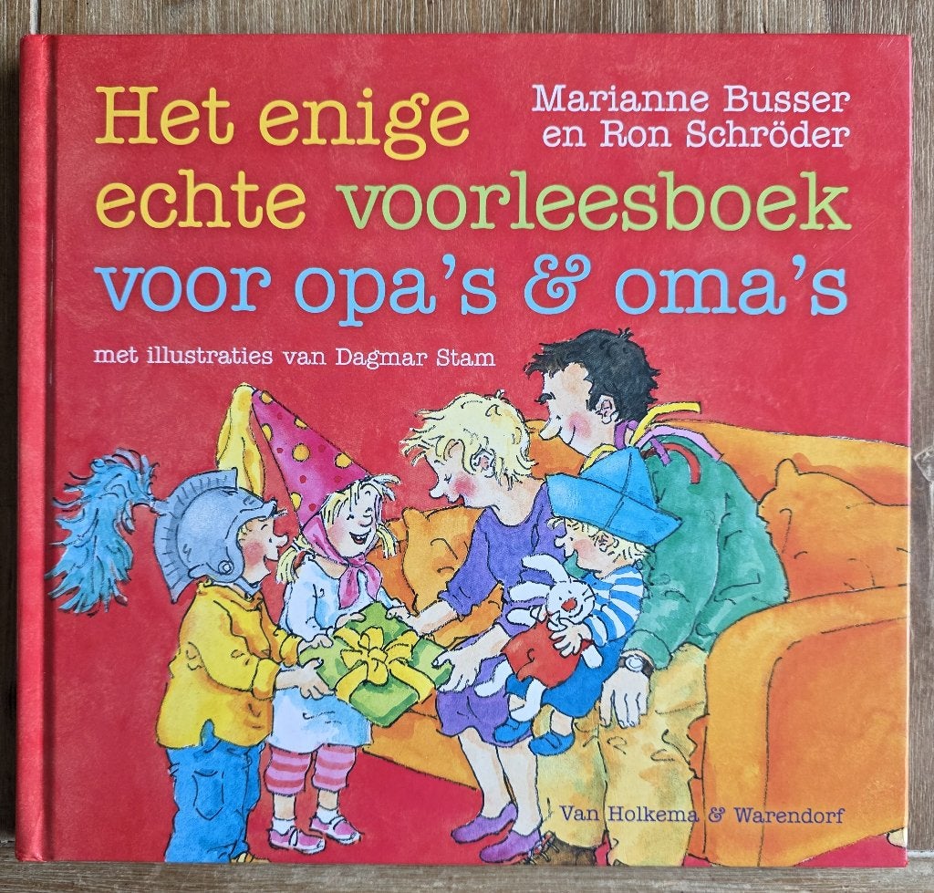 Het enige echte voorleesboek voor opa ’s en oma ’s, Fictie algemeen, Jongen of Meisje, Ophalen of Verzenden, Zo goed als nieuw
