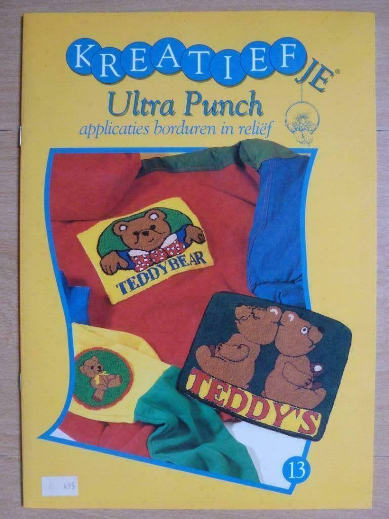 Cantecleer Kreatiefje Ultra Punch applicaties borduren nr13, Boeken, Hobby en Vrije tijd, Ophalen of Verzenden, Zo goed als nieuw
