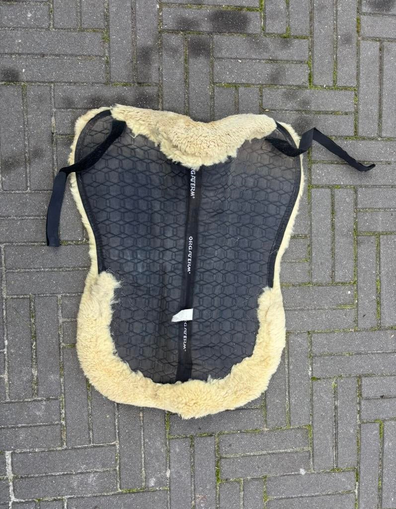 Schapenvacht zadelonderlegger, Dieren en Toebehoren, Paarden en Pony's | Dekens en Dekjes, Ophalen of Verzenden, Zo goed als nieuw