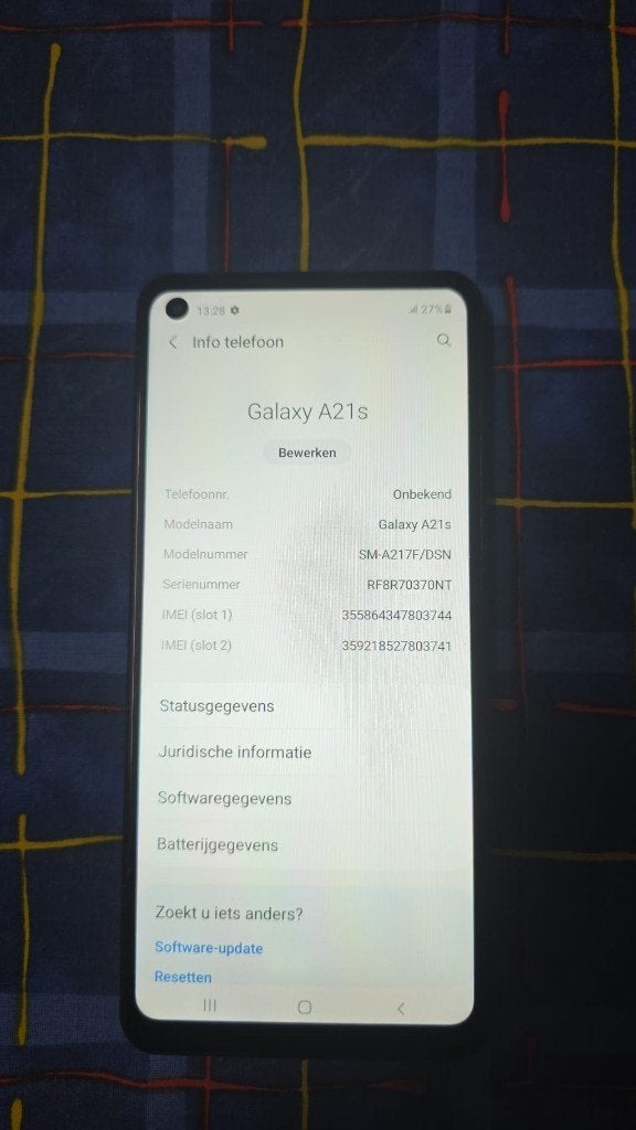 Samsung Galaxy A21s   €85, Gebruikt, Zwart, Ophalen of Verzenden, Zonder simlock