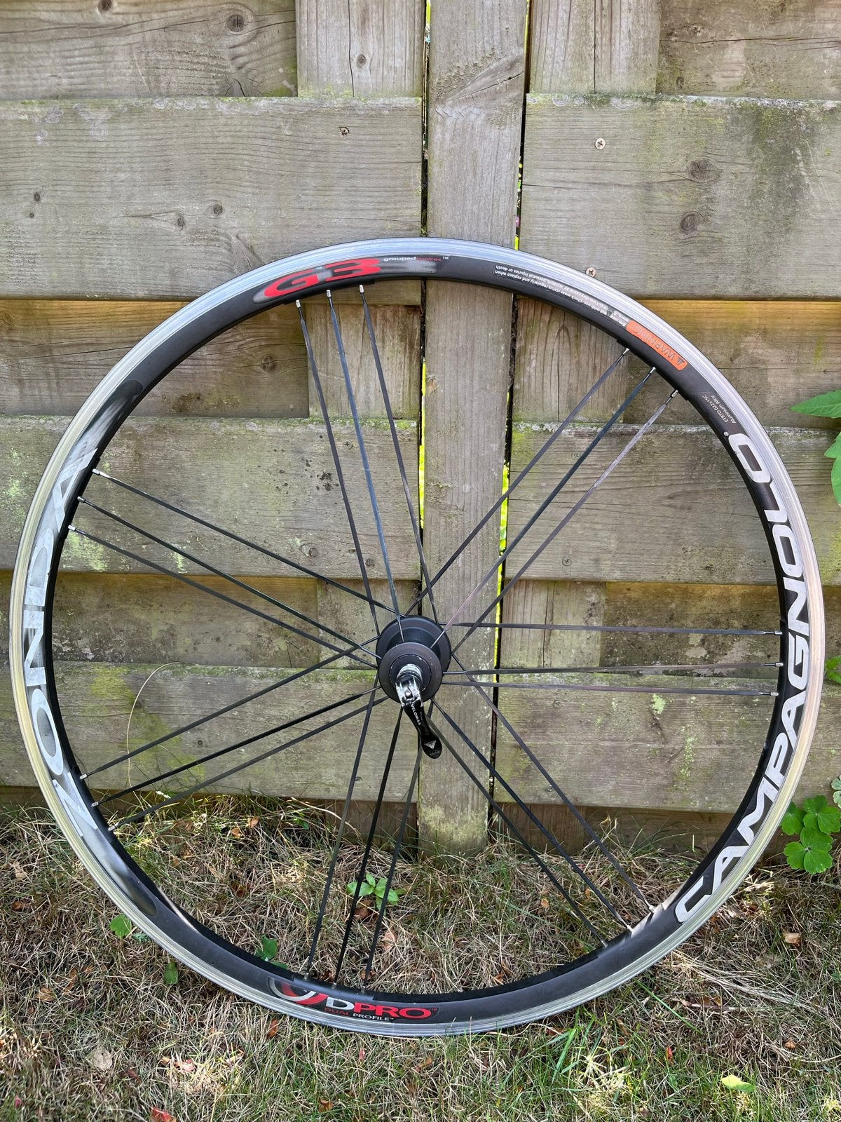 Mooie Campagnolo Zonda wielset!, Fietsen en Brommers, Fietsonderdelen, Gebruikt, Aluminium, Racefiets, Ophalen