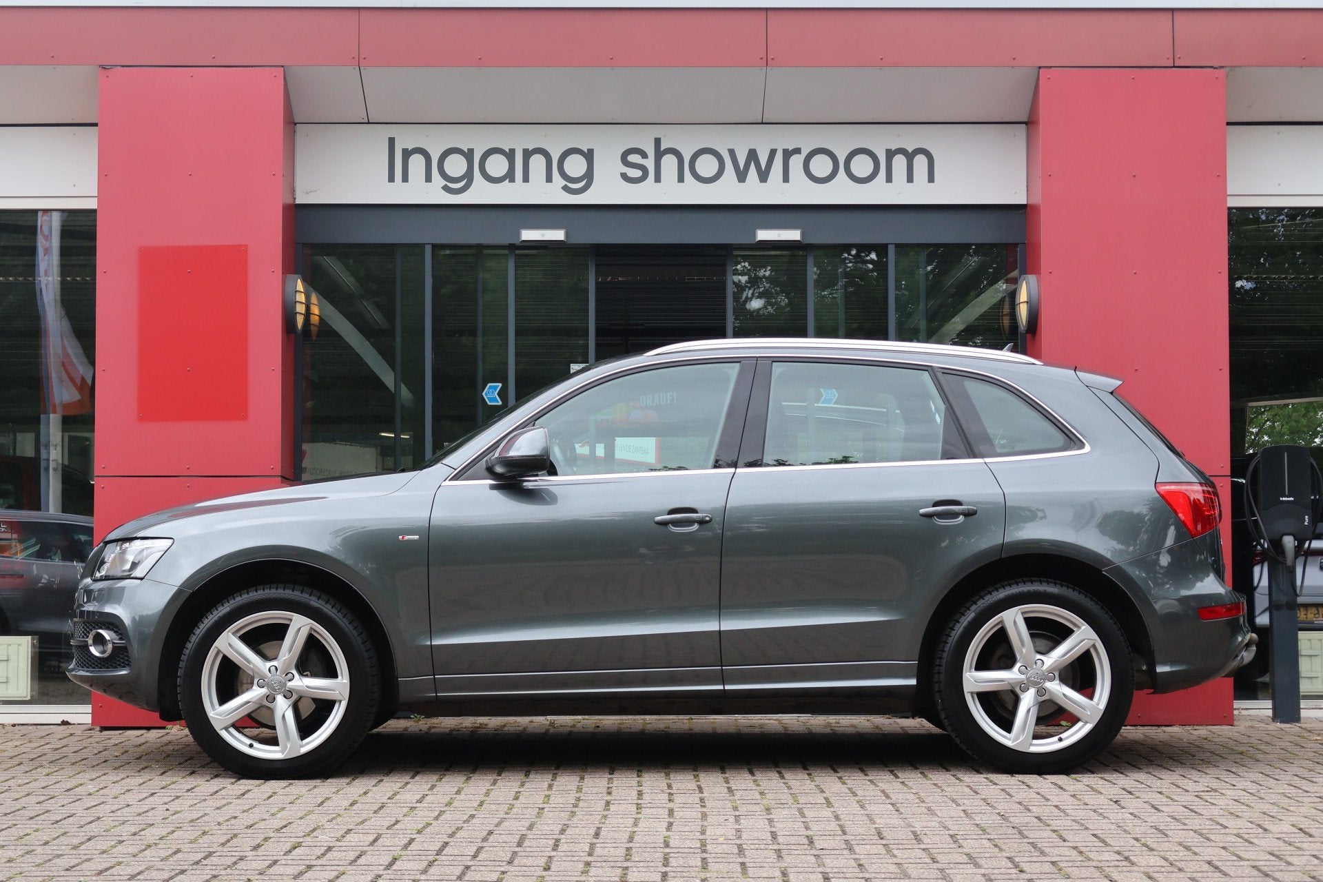 Audi Q5 2.0 TFSI Quattro Pro Line | S-Line | Leder | Trekhaa, Auto's, Automaat, Gebruikt, 4 cilinders, Leder