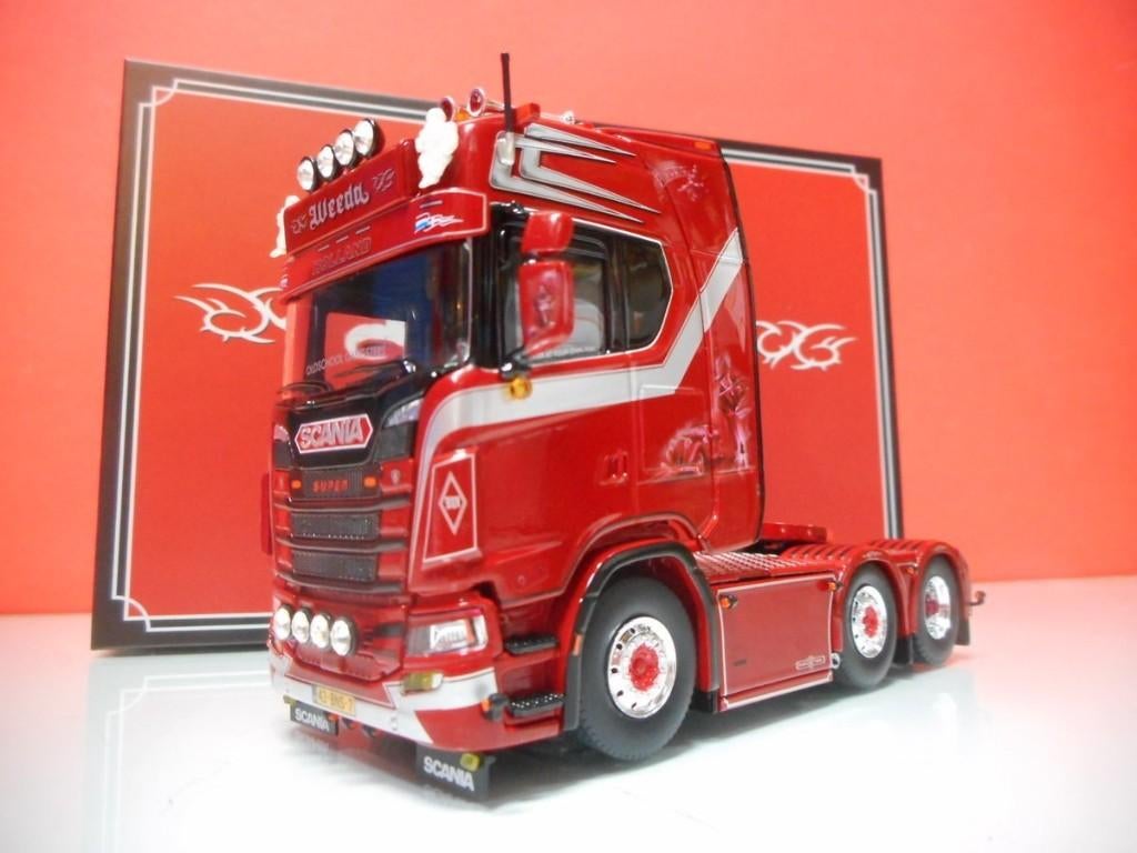 TEKNO SCANIA HIGHLINE WEEDA - OLDSCHOOL GANGSTERS 89429, Ophalen of Verzenden, Nieuw, Bus of Vrachtwagen, Tekno