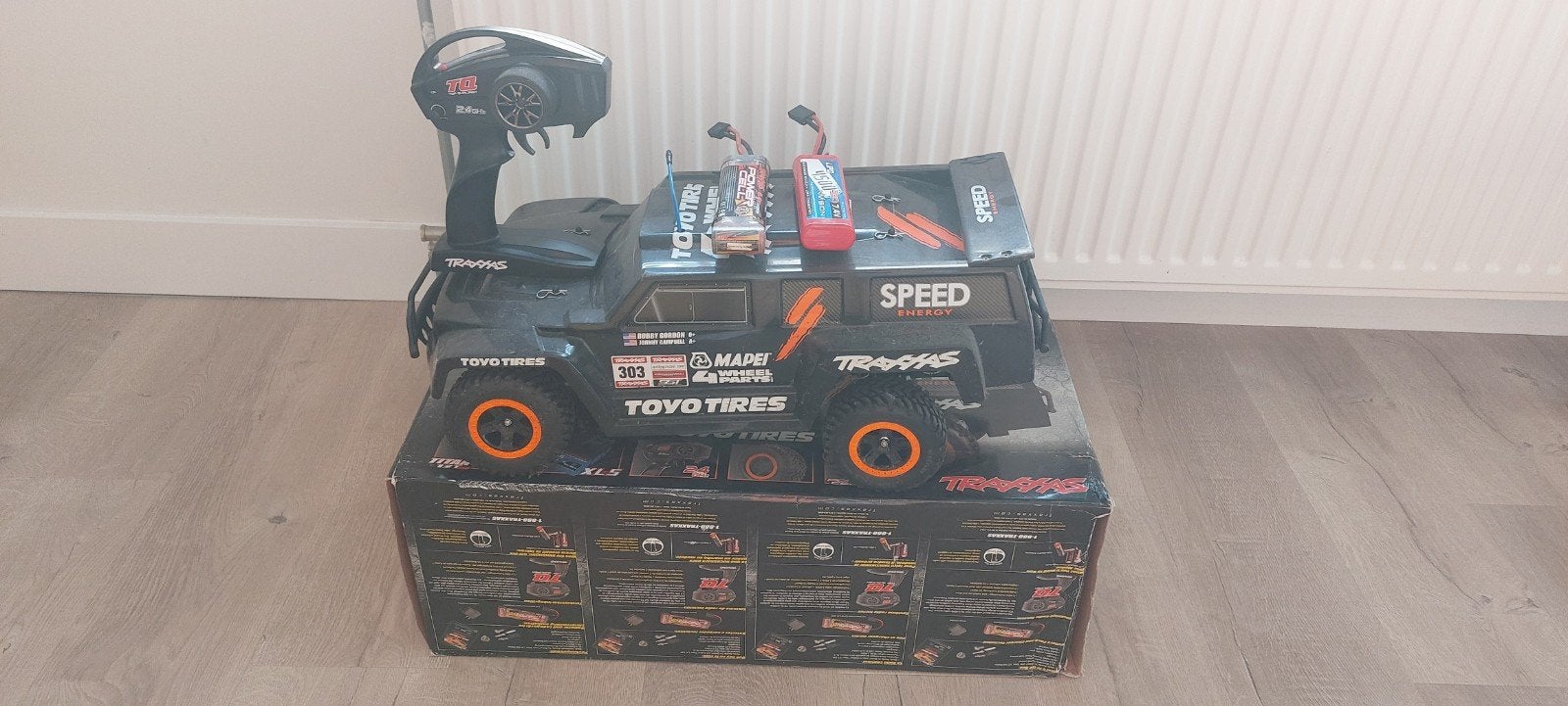 Traxxas slash 2WD Robby Gordon Edition Zwart, Ophalen, Auto offroad