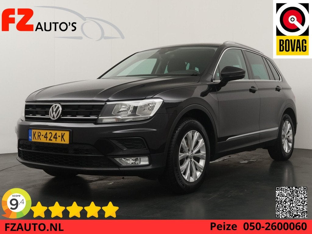 Volkswagen Tiguan 1.4 TSI Connected Series - Navigatie - Cli, Voorwielaandrijving, Gebruikt, 4 cilinders, Zwart