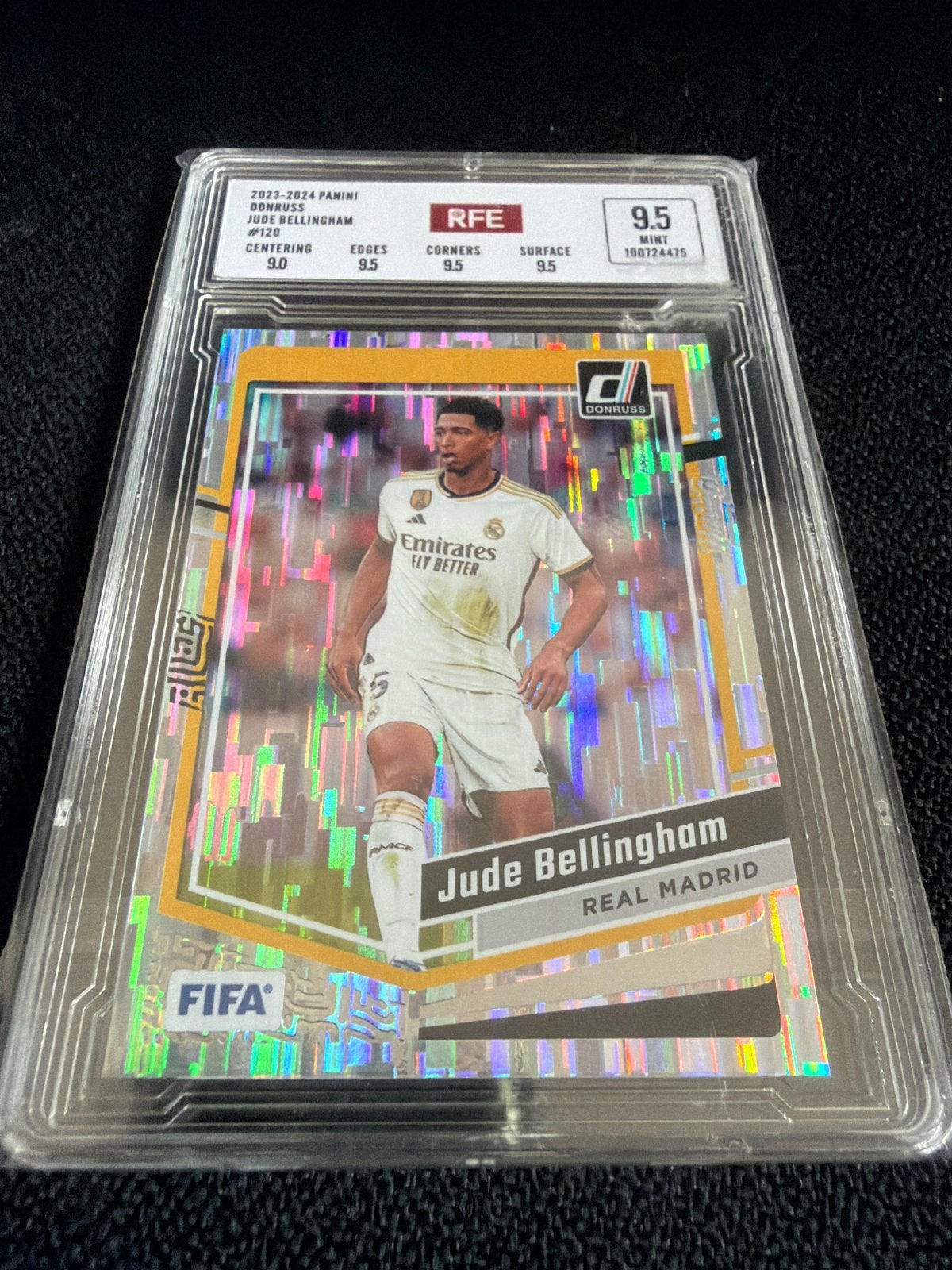 Jude Bellingham Panini Donruss Soccer RFE Graded Kaart, Ophalen of Verzenden, Zo goed als nieuw