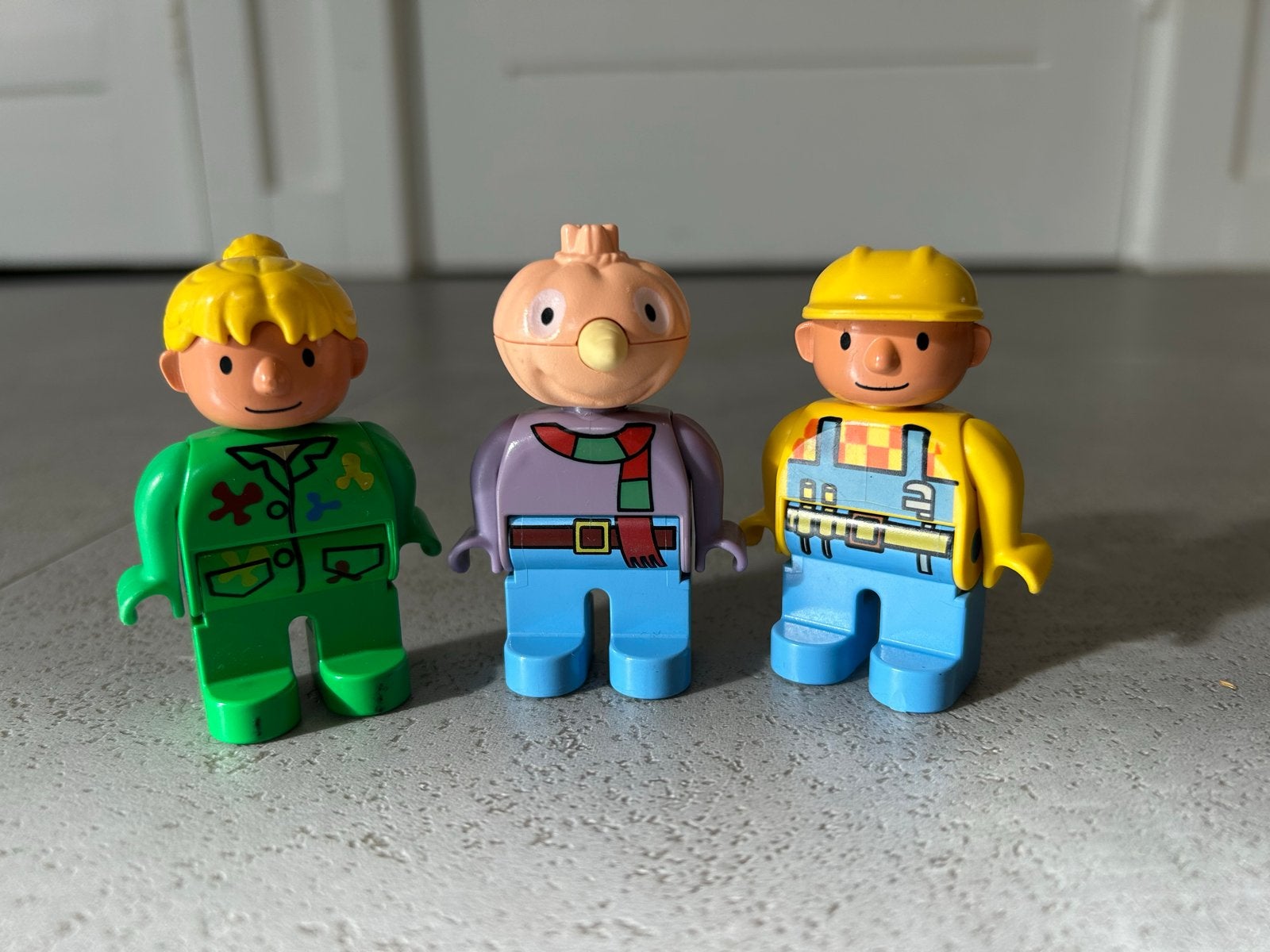 Vintage duplo: Bob de Bouwer figuren Wendy, Spud en Bob, Ophalen of Verzenden, Zo goed als nieuw, Overige merken