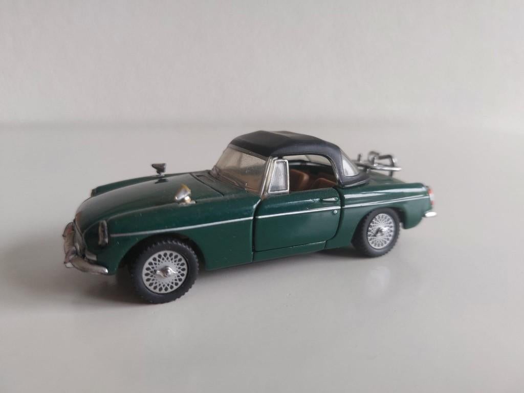 Mini MG B cabrio, Hobby en Vrije tijd, Modelauto's | 1:43, Ophalen of Verzenden, Zo goed als nieuw, Auto, Overige merken