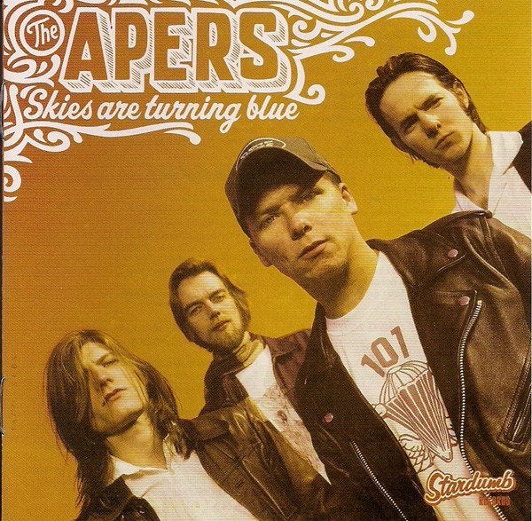 THE APERS Skies Are Turning Blue, Inclusief boekje, Verzenden, Zo goed als nieuw, Punk Rock
