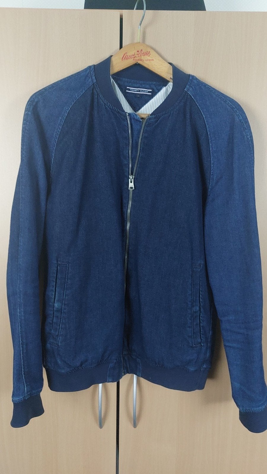 Tommy Hilfiger spijkerjack - Maat L, Kleding | Heren, Jassen | Zomer, Maat 52/54 (L), Blauw, Tommy Hilfiger, Ophalen of Verzenden