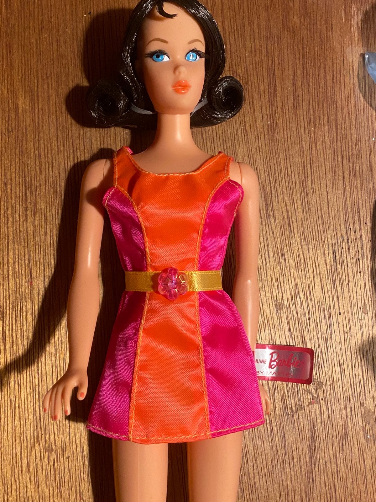 repro marlo flip Barbie pop met kleding en accessoires, Ophalen of Verzenden, Gebruikt, Barbie