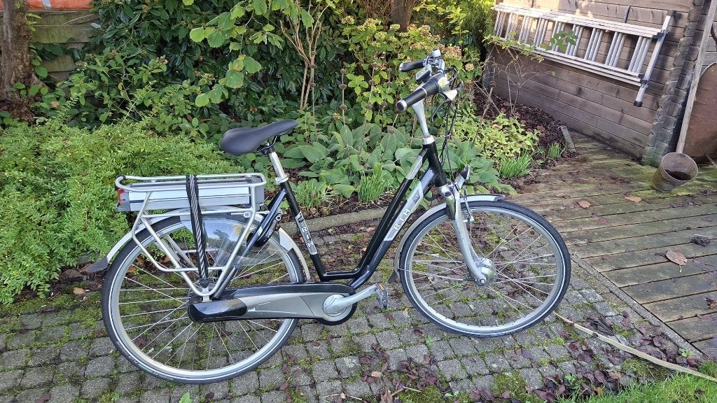 RIH Omega dames elektrische fiets, Gebruikt, 51 tot 55 cm, 50 km per accu of meer, Ophalen