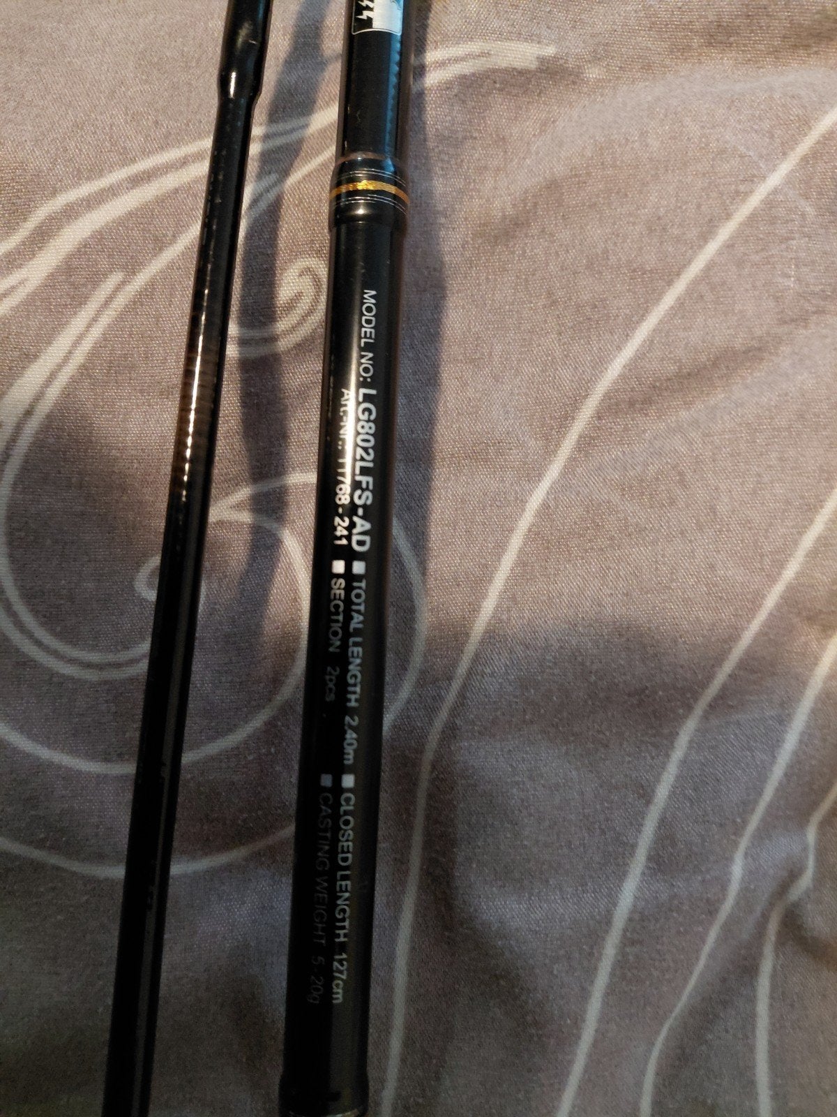 Daiwa Legalis LG802LFS-AD Werphengel 2.40m 5-20g, Ophalen of Verzenden, Zo goed als nieuw, Werphengel