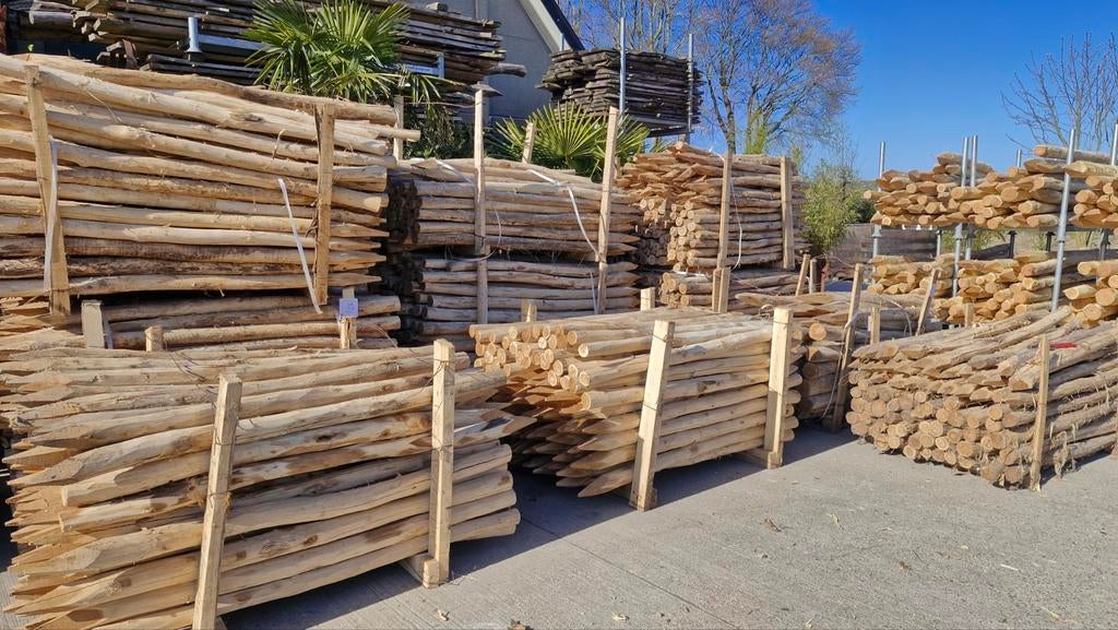 Robinia - palen - weidepalen - boompaal - kastanje -, Tuin en Terras, Ophalen of Verzenden, Nieuw, 180 tot 250 cm, Palen