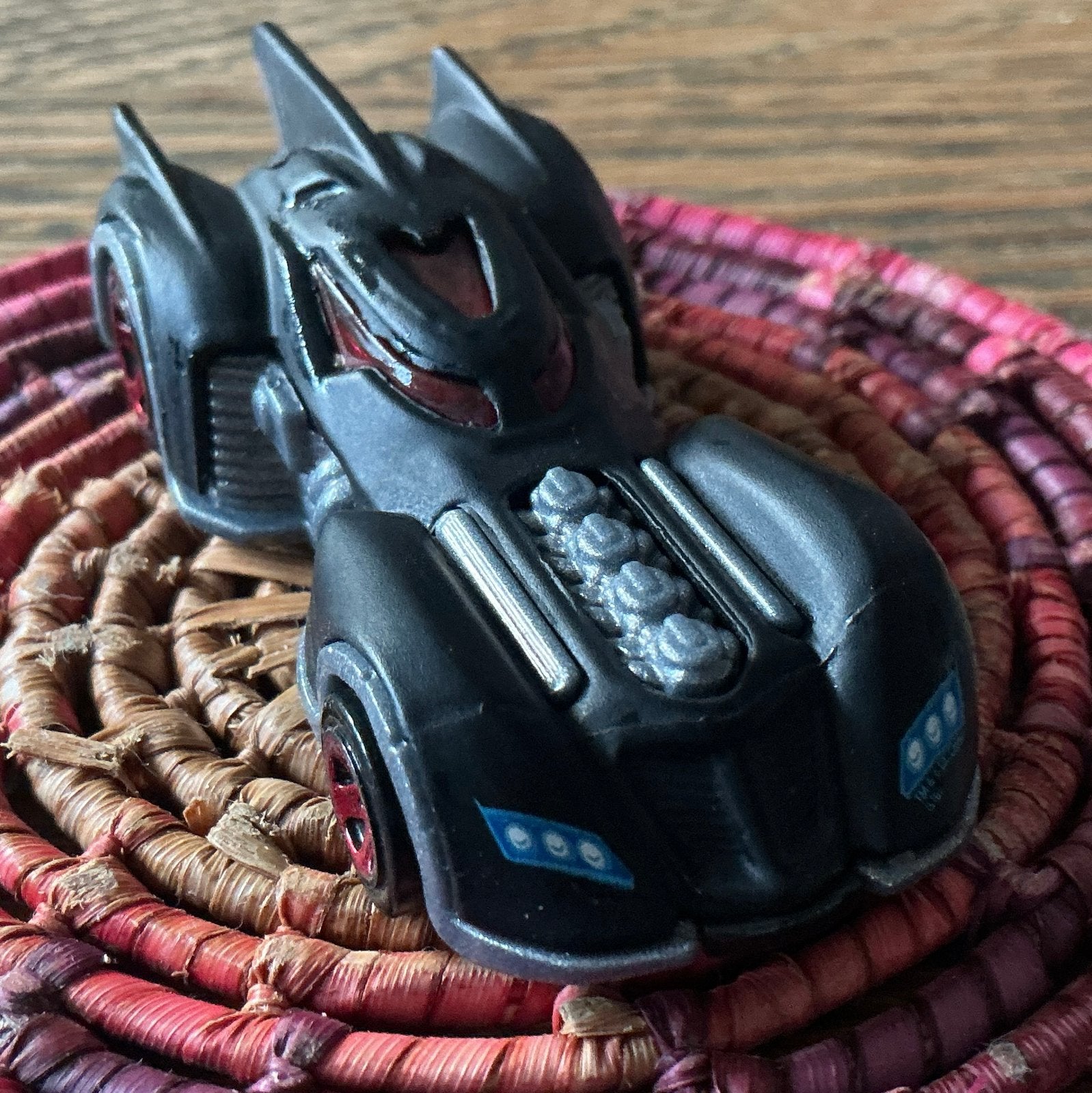 HOTWHEELS ZWARTE BATMAN  AUTO ZGAN, Ophalen of Verzenden, Zo goed als nieuw, Auto