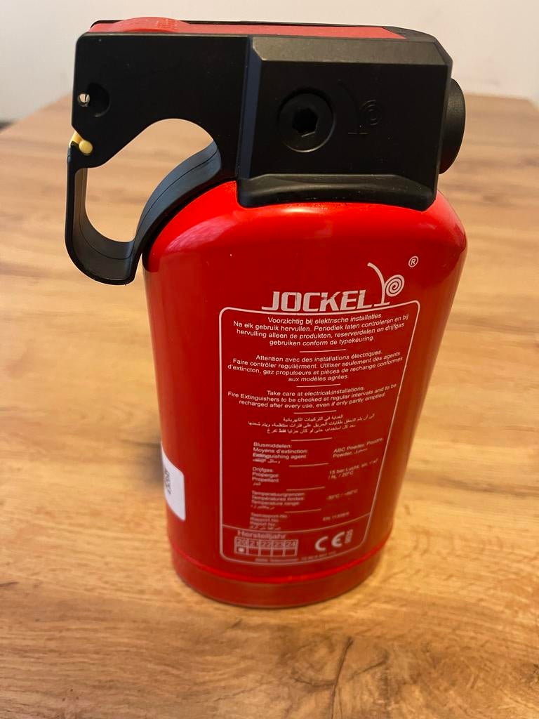 Jockel Brandblusser 1 kg ABC Poeder, Ophalen, Gebruikt, Brandblusser