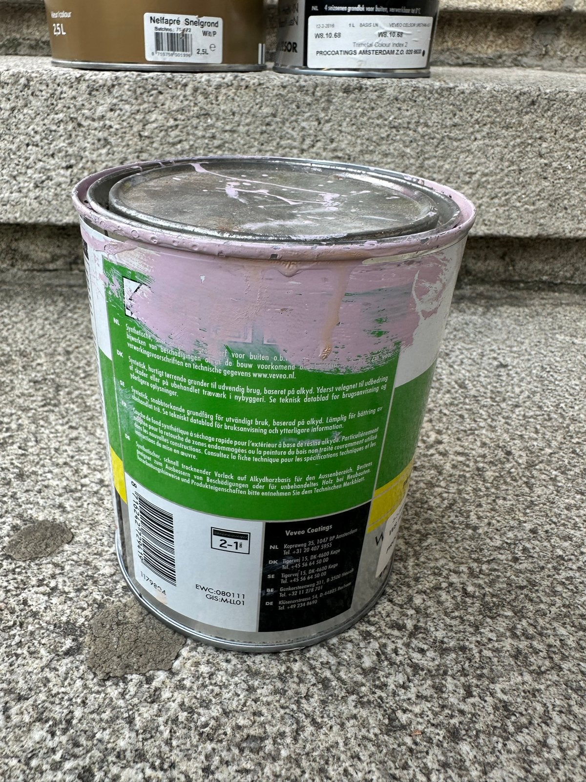 Diverse Verf en Grondverf (Nelf, Voveo), Doe-het-zelf en Verbouw, Verf, Beits en Lak, Wit, Ophalen of Verzenden, Minder dan 5 liter
