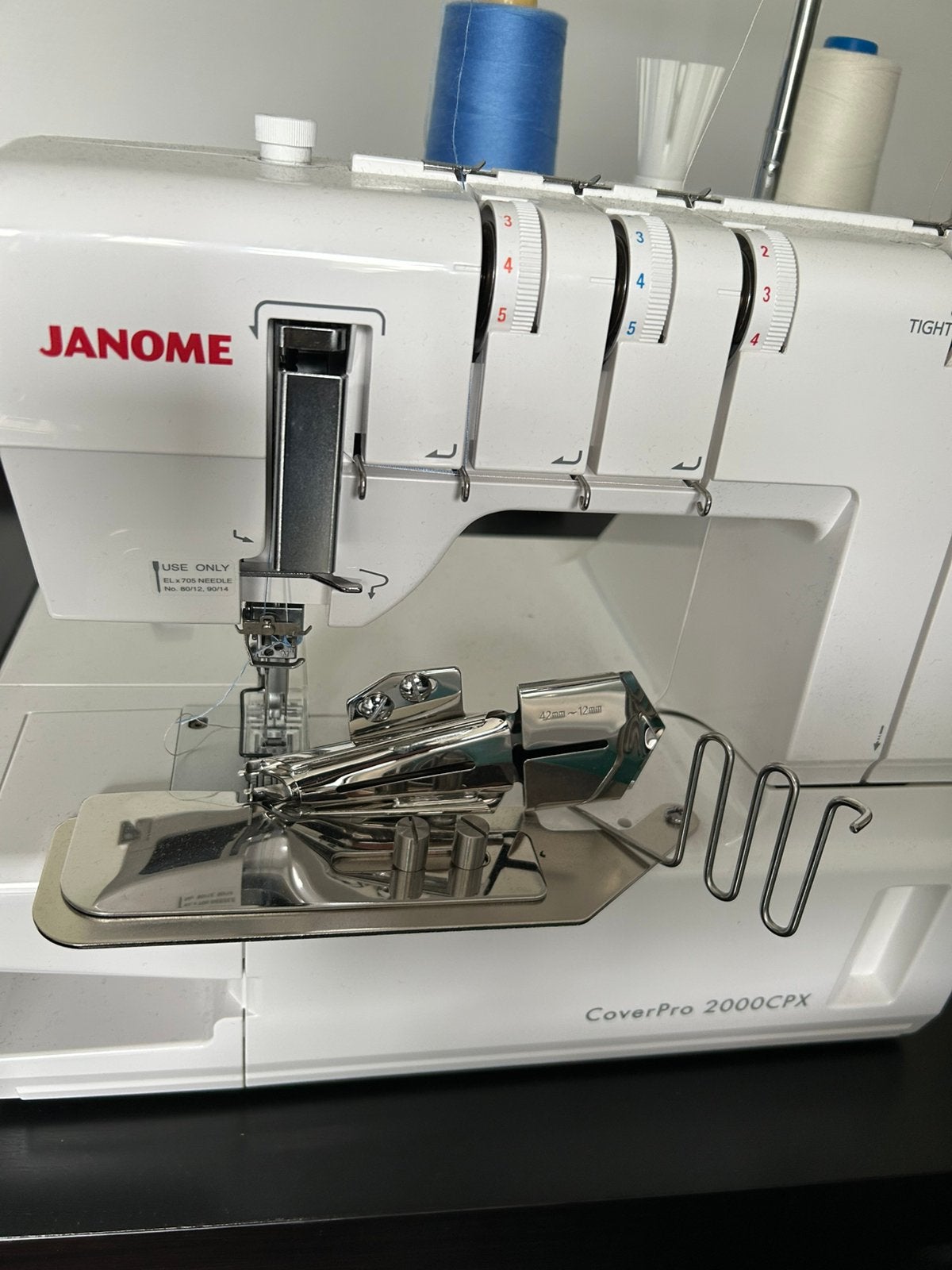 Janome cover bandgeleider 42/12 mm, Ophalen of Verzenden, Zo goed als nieuw, Lockmachine, Janome