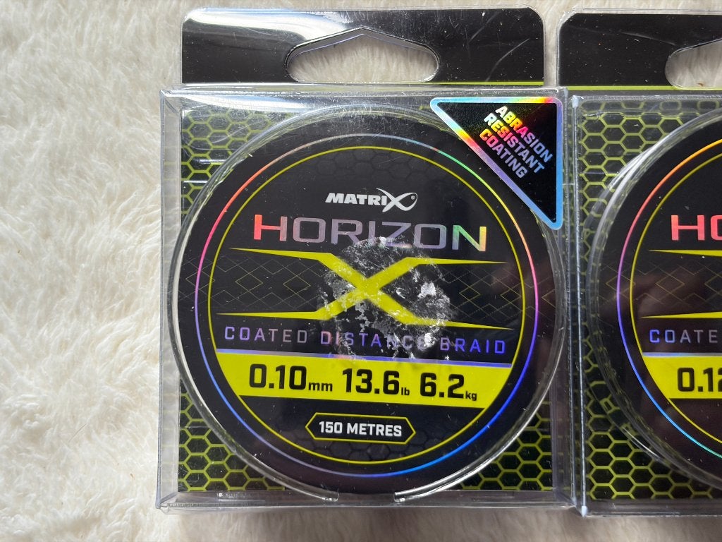 adv 420 / NIEUW 2 blisters braid MATRIX HORIZON, Ophalen of Verzenden, Nieuw, Vislijn