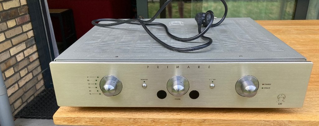 Primare i30 versterker, Gebruikt, 60 tot 120 watt, Stereo, Ophalen