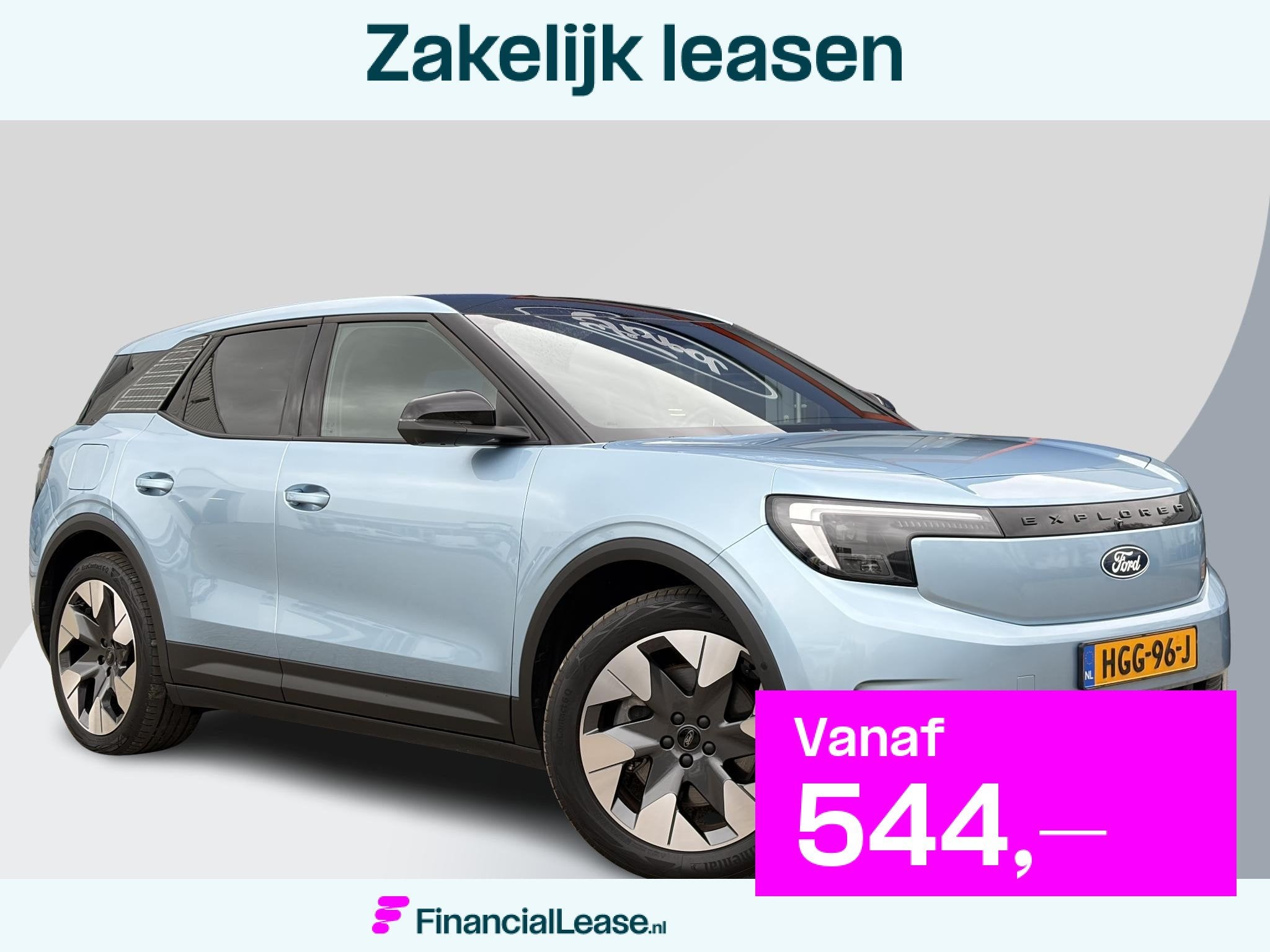 Ford Explorer Premium Extended Range RWD 77 kWh 286pk | Pano, Automaat, Gebruikt, Blauw, Explorer